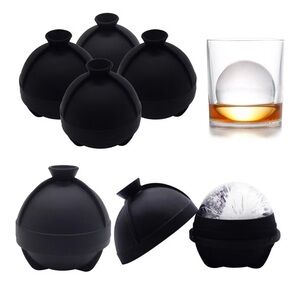 Large Cocktail Ice Ball Molds 6 pack